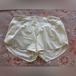 Lululemon Athletica Light Yellow Shorts